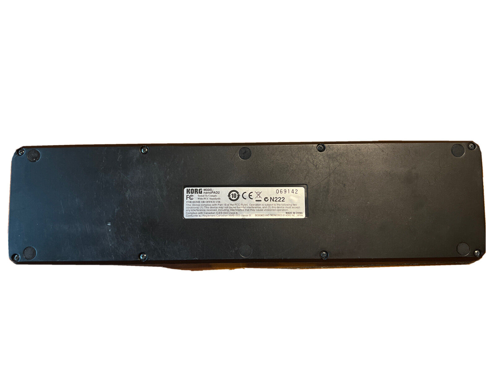 Korg nanoPAD2 Slim-Line USB MIDI Drum Pad  Controller (Black) - Fresh Stock Dated February 2026