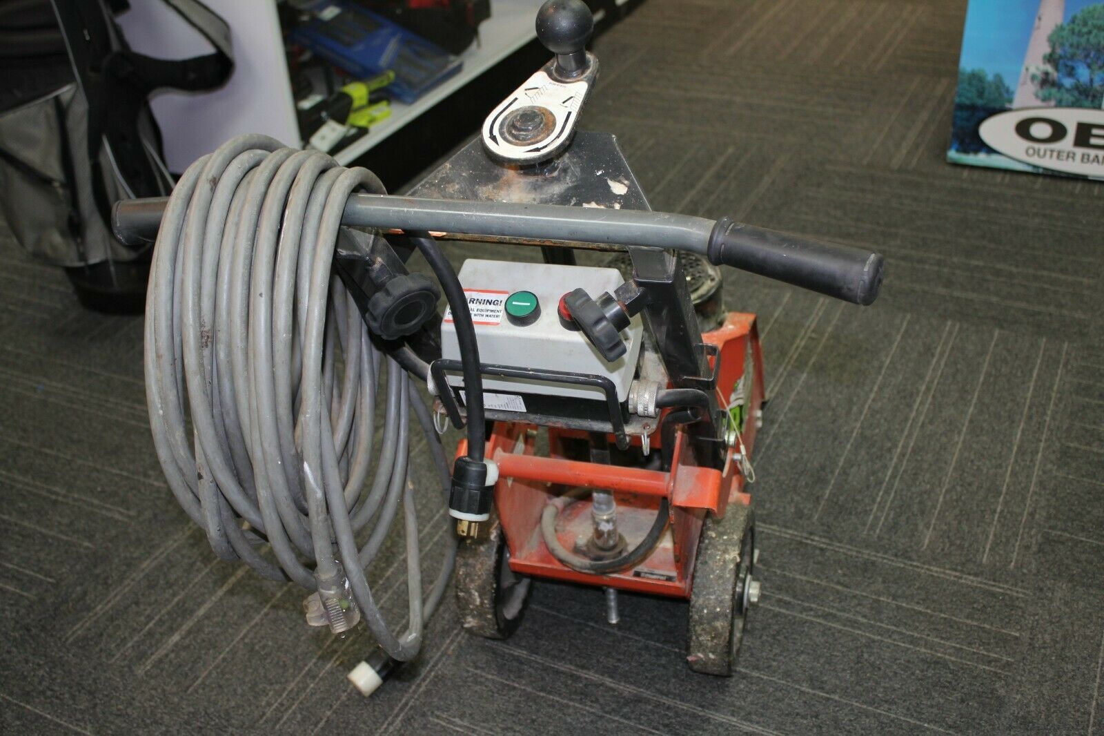 General Equipment FCS16 Electric Floor Stripper Scraper 120V w/ Extension Cord - Fresh Stock Dated February 2026