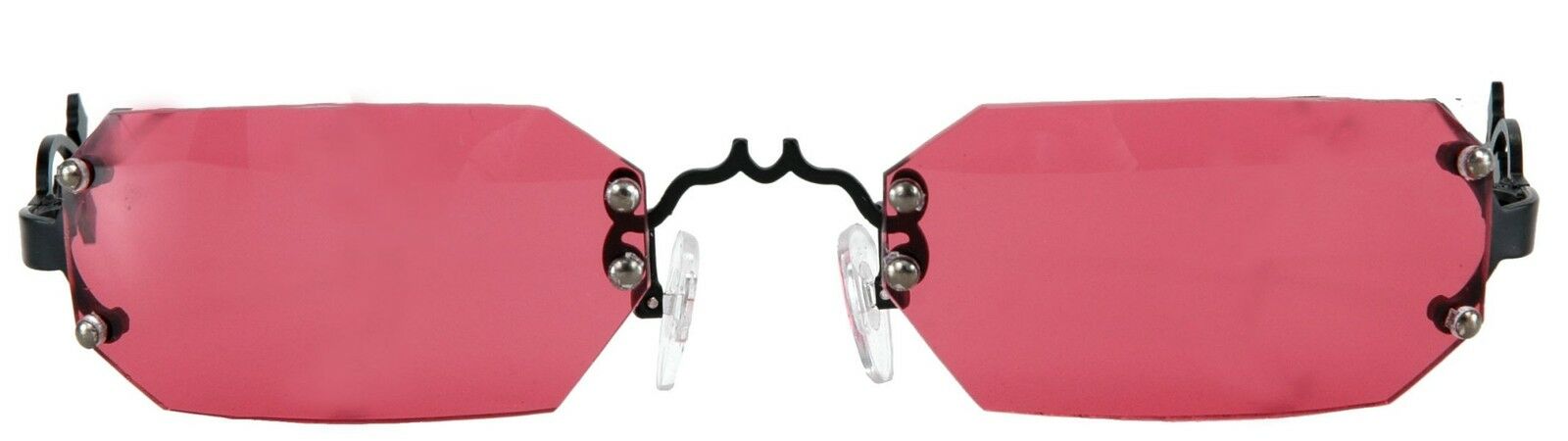 Gothic Vampire Glasses Black Red Rose Costume Sunglasses Dracula Goth Steampunk - Fresh Stock Dated December 2025