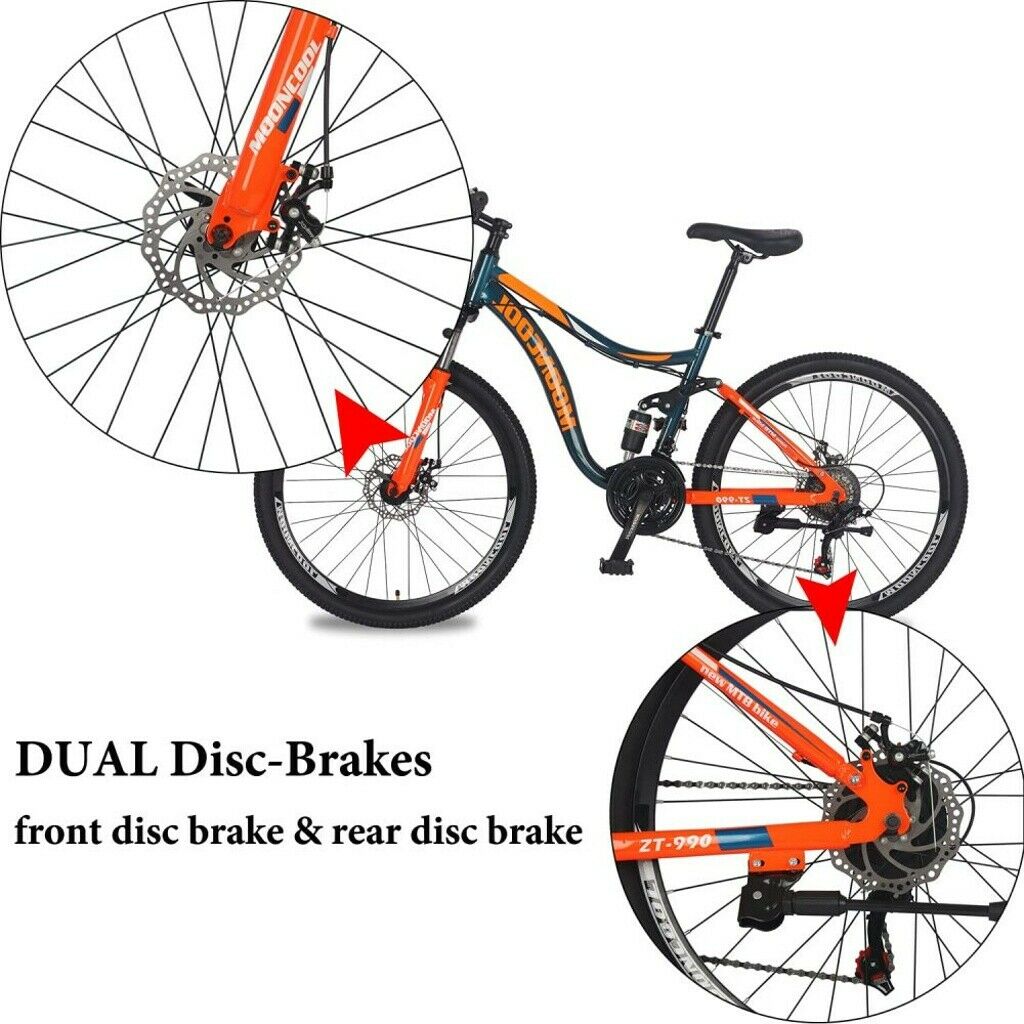 Mountain Bike 21Speeds 26” Twist Shifters & Derailleur Suspension Fork MTB Bike - Fresh Stock Dated February 2026