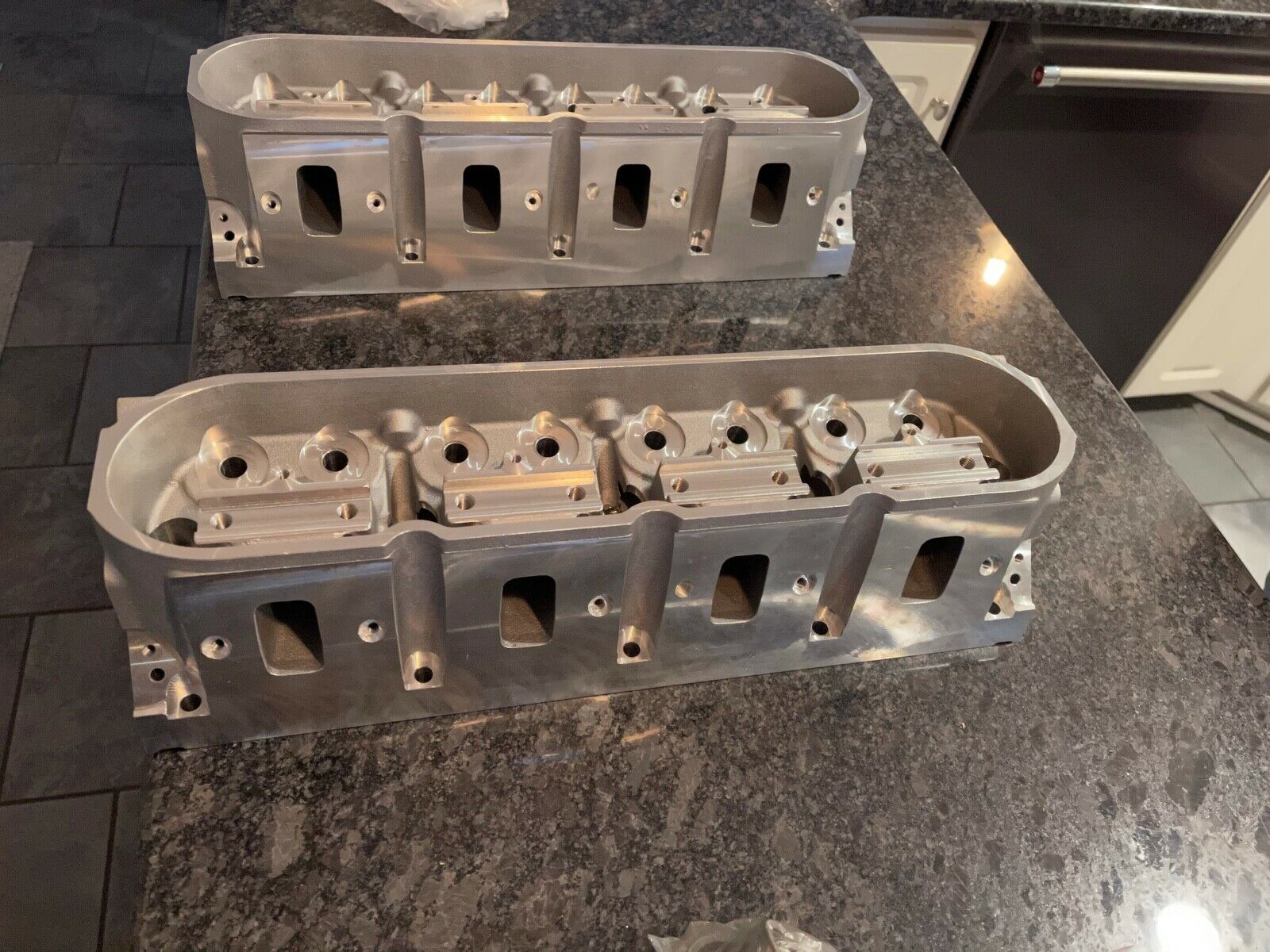 New Edelbrock Victor JR LS3 Un-ported raw pro-port heads 77339 - Fresh Stock Dated February 2026