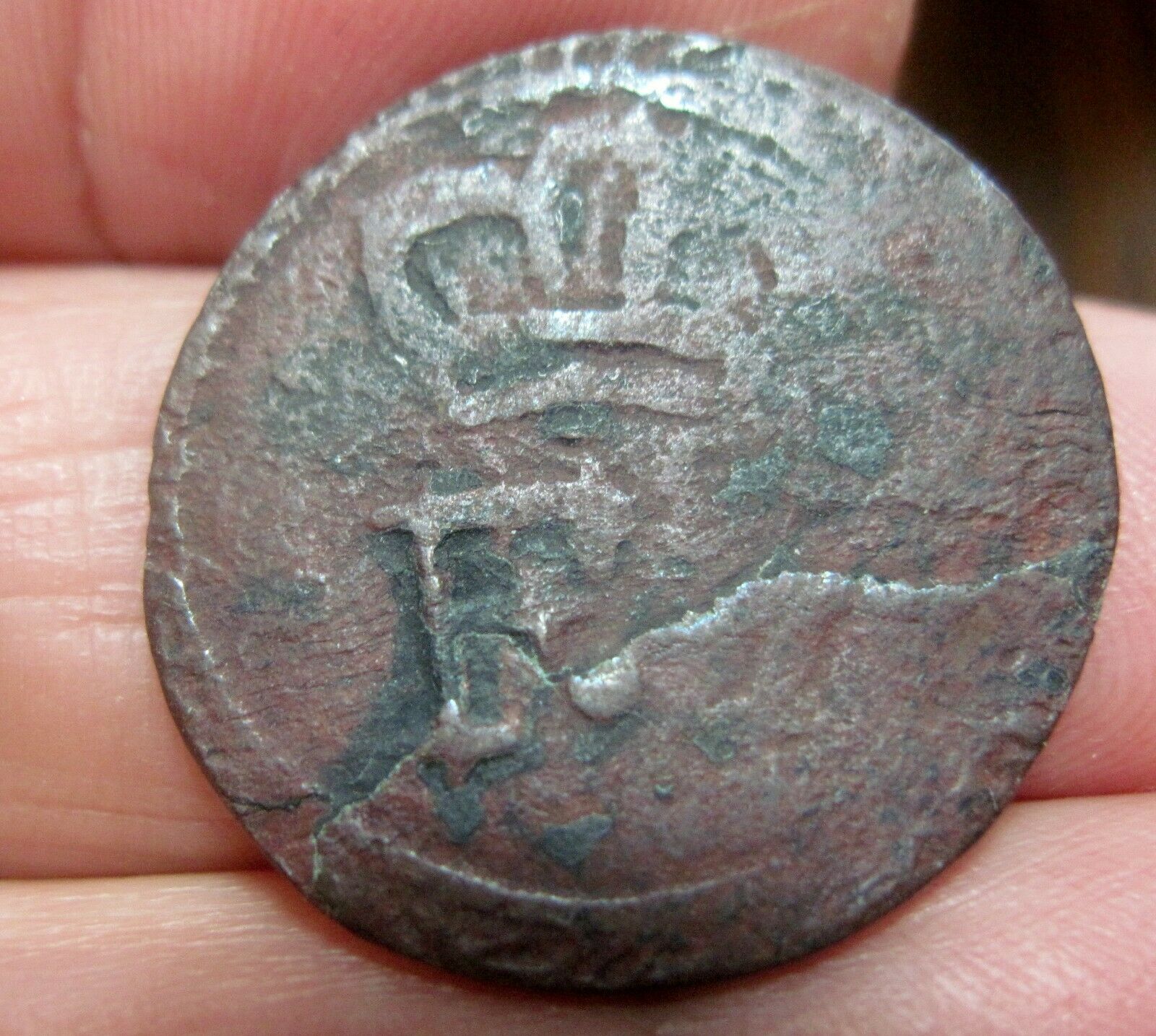 (1808-1822) DOMINICAN REPUBLIC (1/4 REAL) -COLONIAL COINAGE -- RARE-- - Fresh Stock Dated December 2025