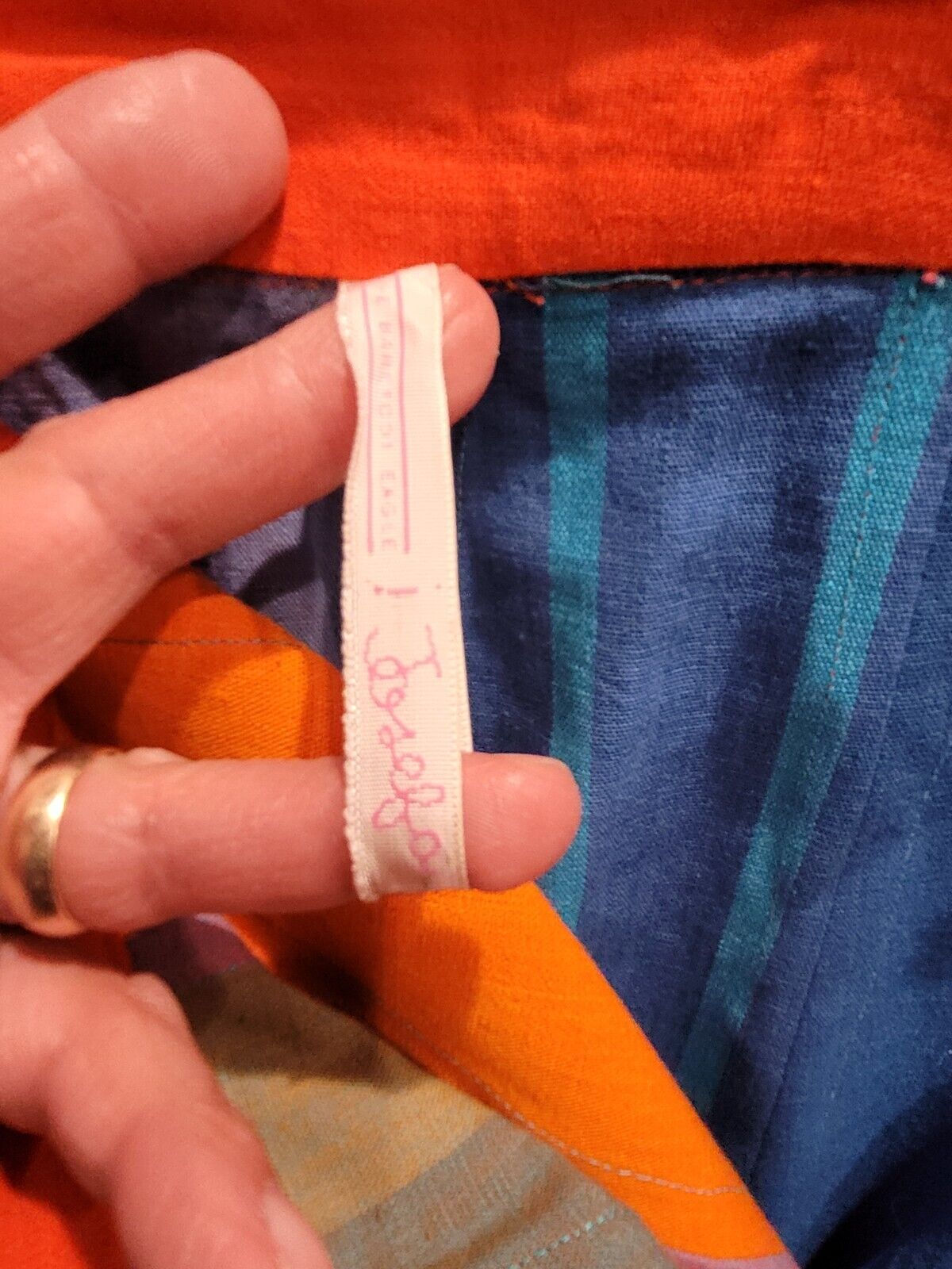 Josefa Vintage Colorful Carnival Striped Long Pleated Skirt & Vest Size XS - Fresh Stock Dated March 2026