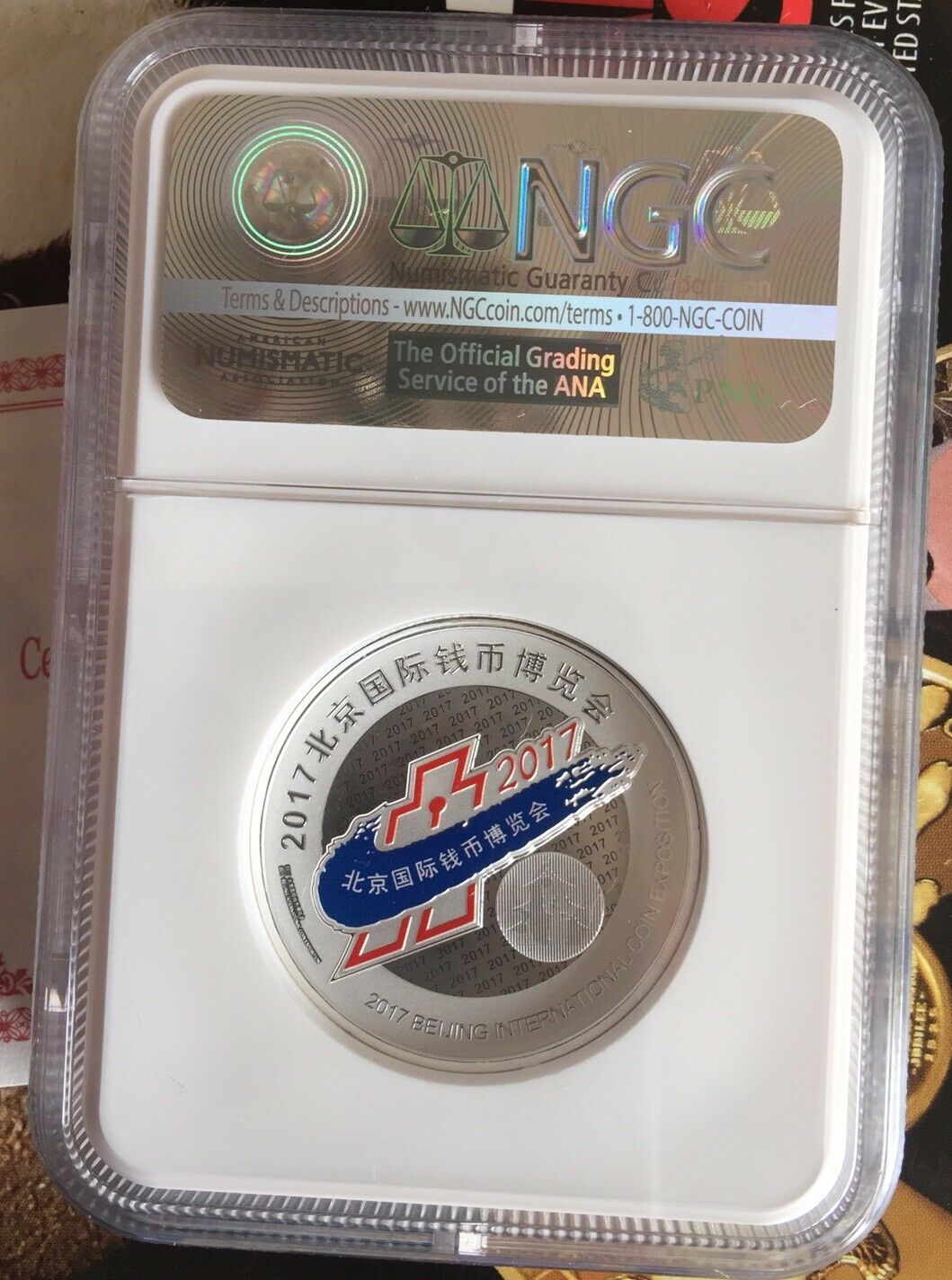 NGC PF70 2017 Beijing International Coin Expo SILVER Panda medal 30g Mintage:88 - Fresh Stock Dated February 2026