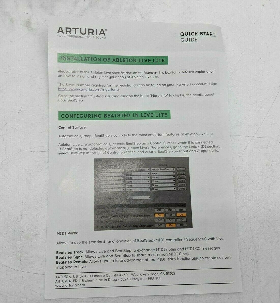 Arturia BeatStep Controller & Sequencer -SB3876 - Fresh Stock Dated February 2026
