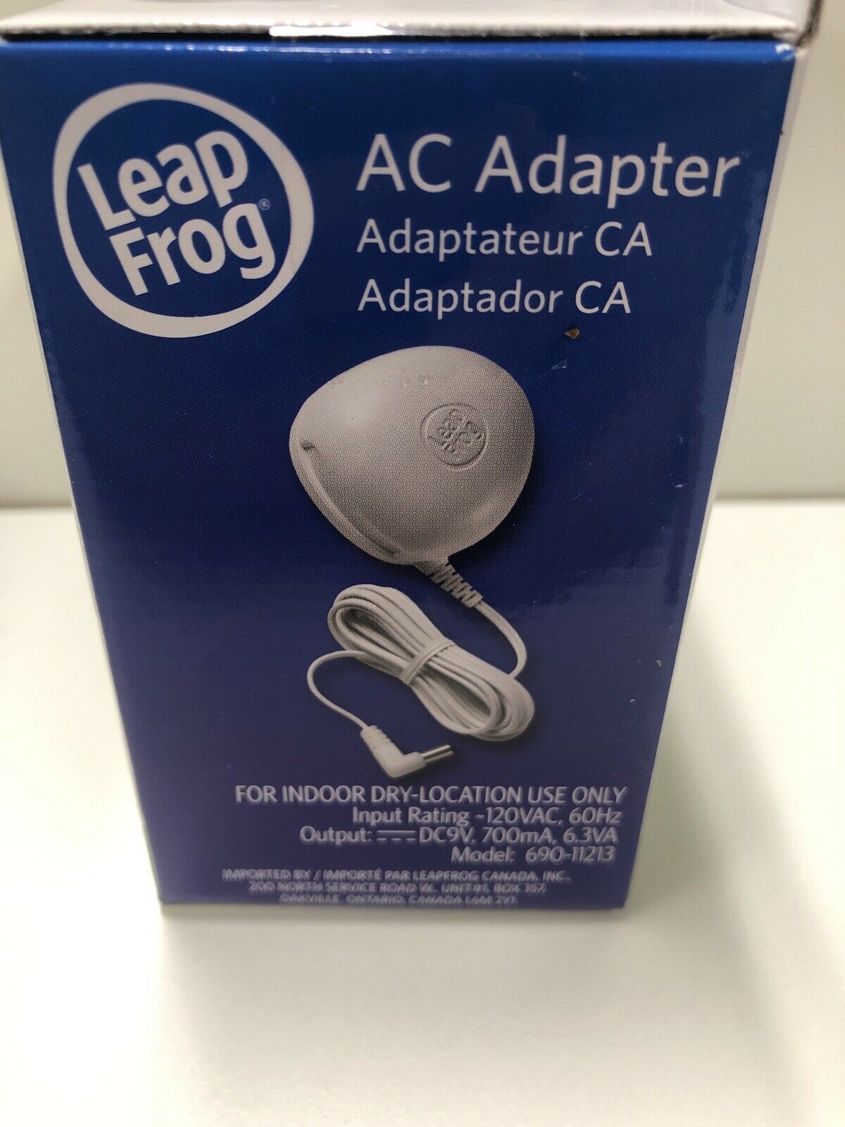 LeapFrog AC Adapter For Leapster, Leapster Explorer, LeapPad 9V Genuine - Fresh Stock Dated February 2026