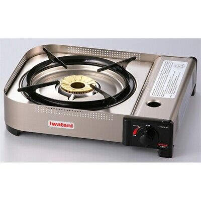 Iwatani High Powered Portable Butane Stove in Silver 15000 BTU/hr - Fresh Stock Dated December 2025