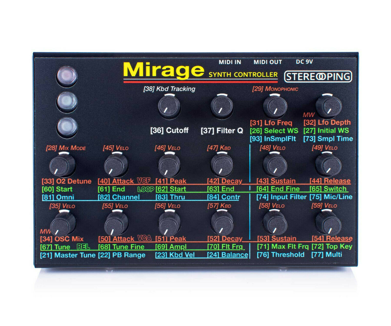 Stereoping Mirage Midi Controller for Ensoniq Mirage Analog Synth - Fresh Stock Dated February 2026