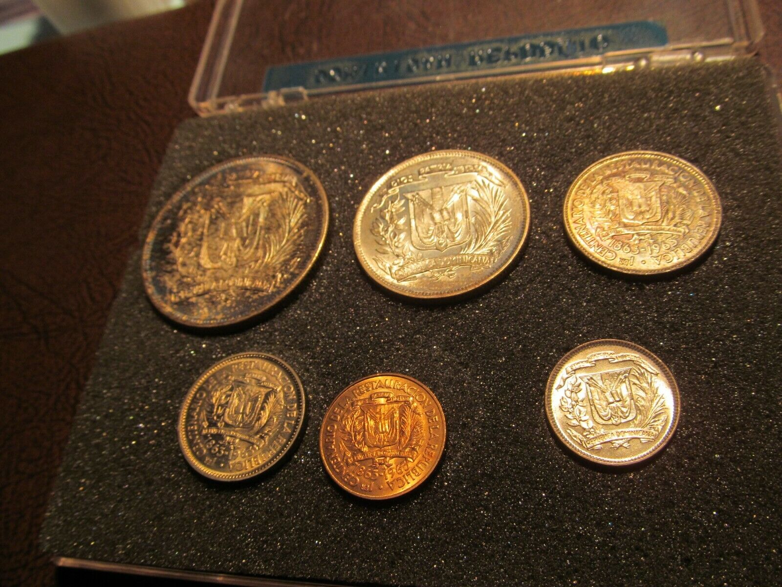 BU Type Set Dominican Republic 1952 Peso; 1961 Medio Peso; 1963 25 Centavos, ETC - Fresh Stock Dated December 2025