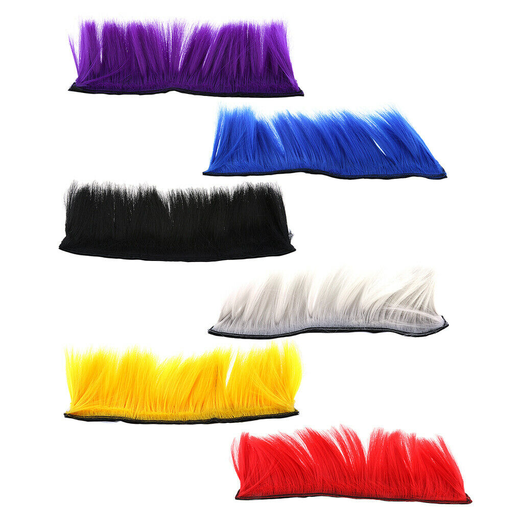 Helmet Accessories Mohawk Wig for Racing Mohawk  Dirt Bike Red - Fresh Stock Dated February 2026