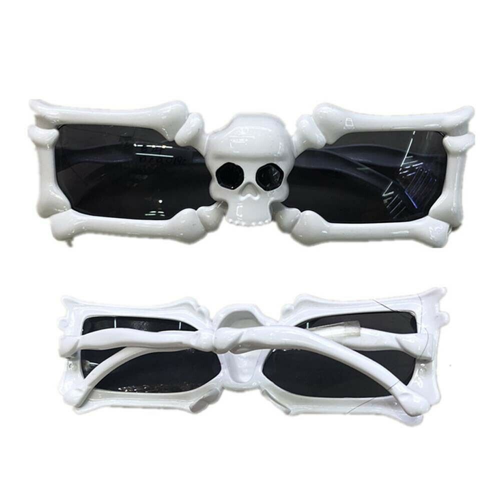 Funny Glasses Pumpkin Skeleton Clown Nose Halloween Party Role-playing Supplie-A - Fresh Stock Dated December 2025