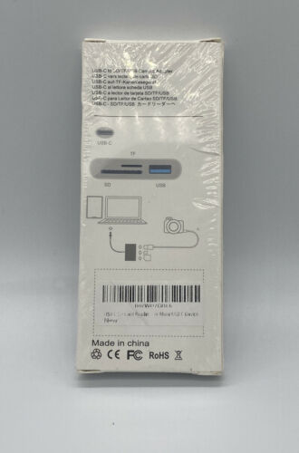 USB-C SD Card Camera Reader -IPad Pro -White -NEW - Fresh Stock Dated February 2026