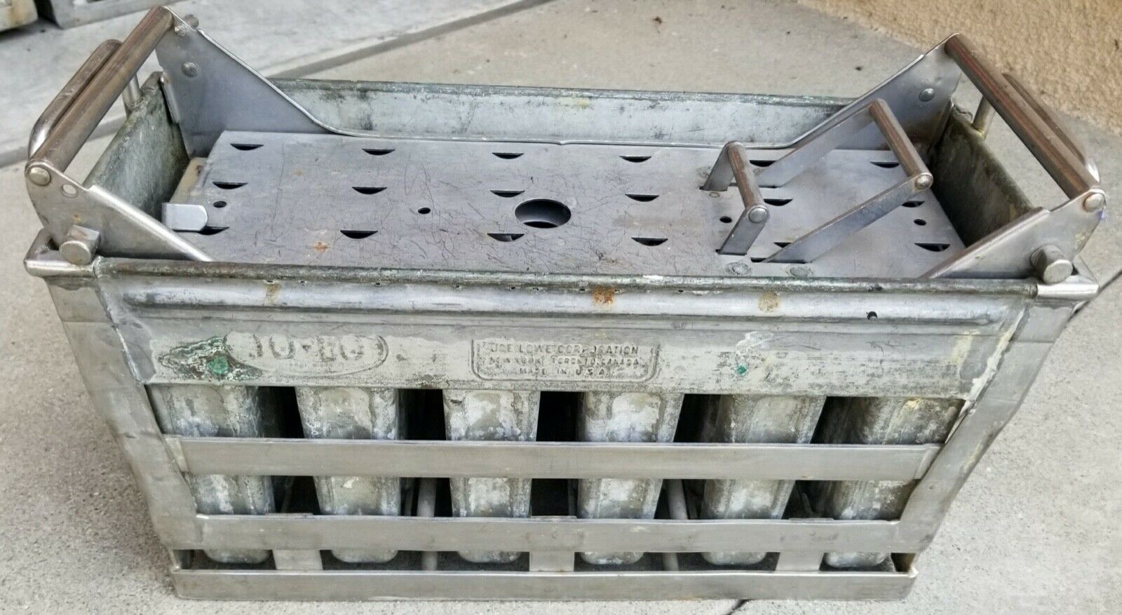 Rare Commercial Jo Lo Popsicle Mold Copper/Nickel Plated about 100 years old - Fresh Stock Dated February 2026