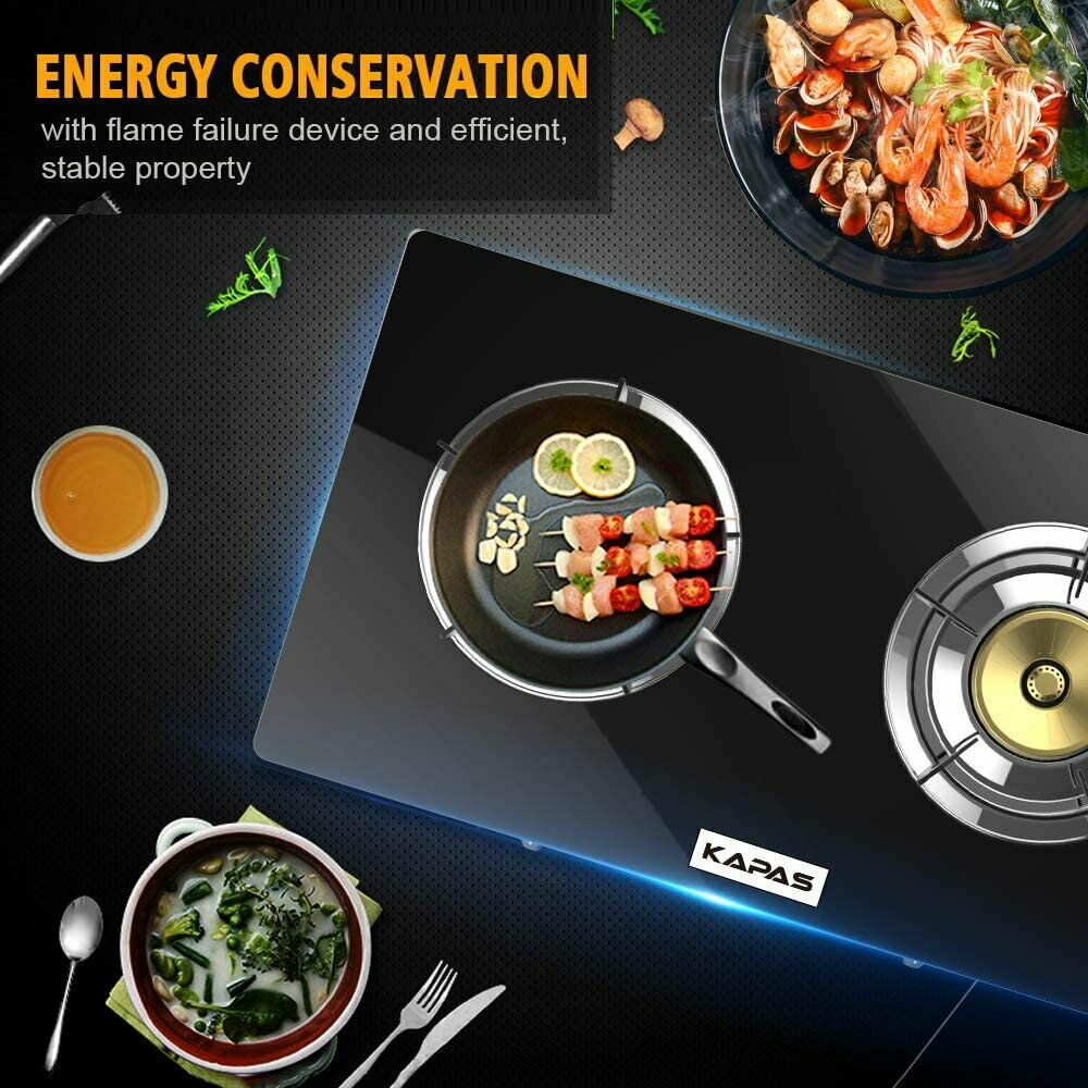 Kapas Outdoor&Indoor Portable Propane Stove, Countertop Double Burners With Hose - Fresh Stock Dated December 2025