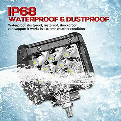 LED Pods, OFFROADTOWN 2pcs 4inch 128W Work Light Bar Off Road Driving Lights Fog - Fresh Stock Dated February 2026