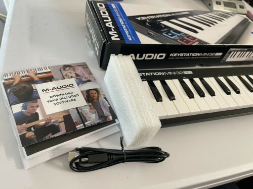 M Audio Keystation Mini 32 MK3, Ultra Portable Mini USB MIDI Controller - Fresh Stock Dated February 2026
