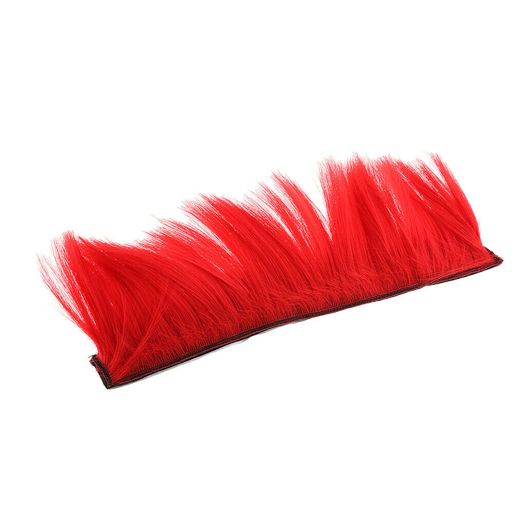 Helmet Accessories Mohawk Wig for Racing Mohawk  Dirt Bike Red - Fresh Stock Dated February 2026