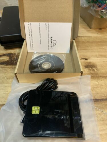 MMUSC DOD Military USB CAC Smart Card Reader,Black - Fresh Stock Dated February 2026