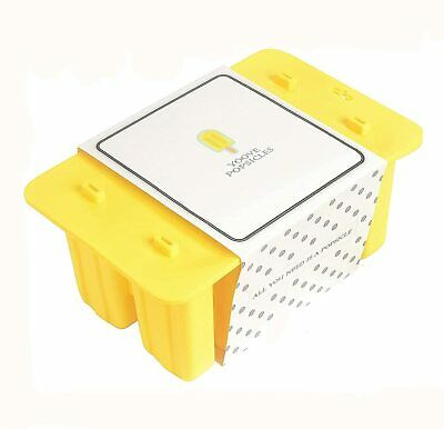 Silicone Popsicle Molds BPA Free Set of 10 Ice Pop Maker with 50 Popsicle Sticks - Fresh Stock Dated December 2025
