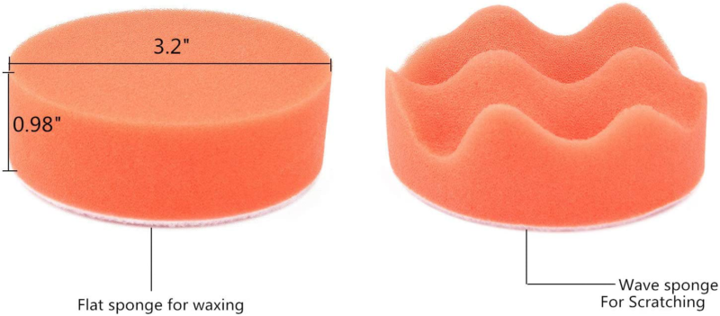 Pulidora de autos para brillar carro mini de 3 inches adaptador pa taladro 8pcs - Fresh Stock Dated February 2026