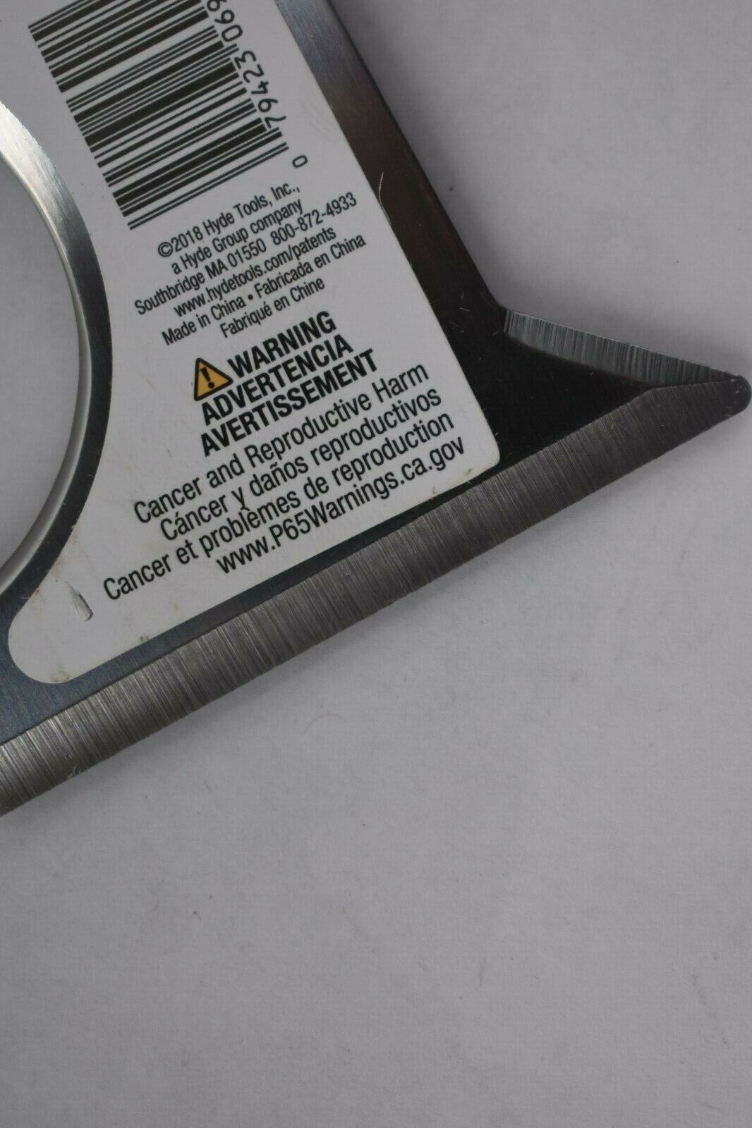 Hyde 06992 Black Painters Tool Multi Tool Carbon Steel Stiff 2-1/2