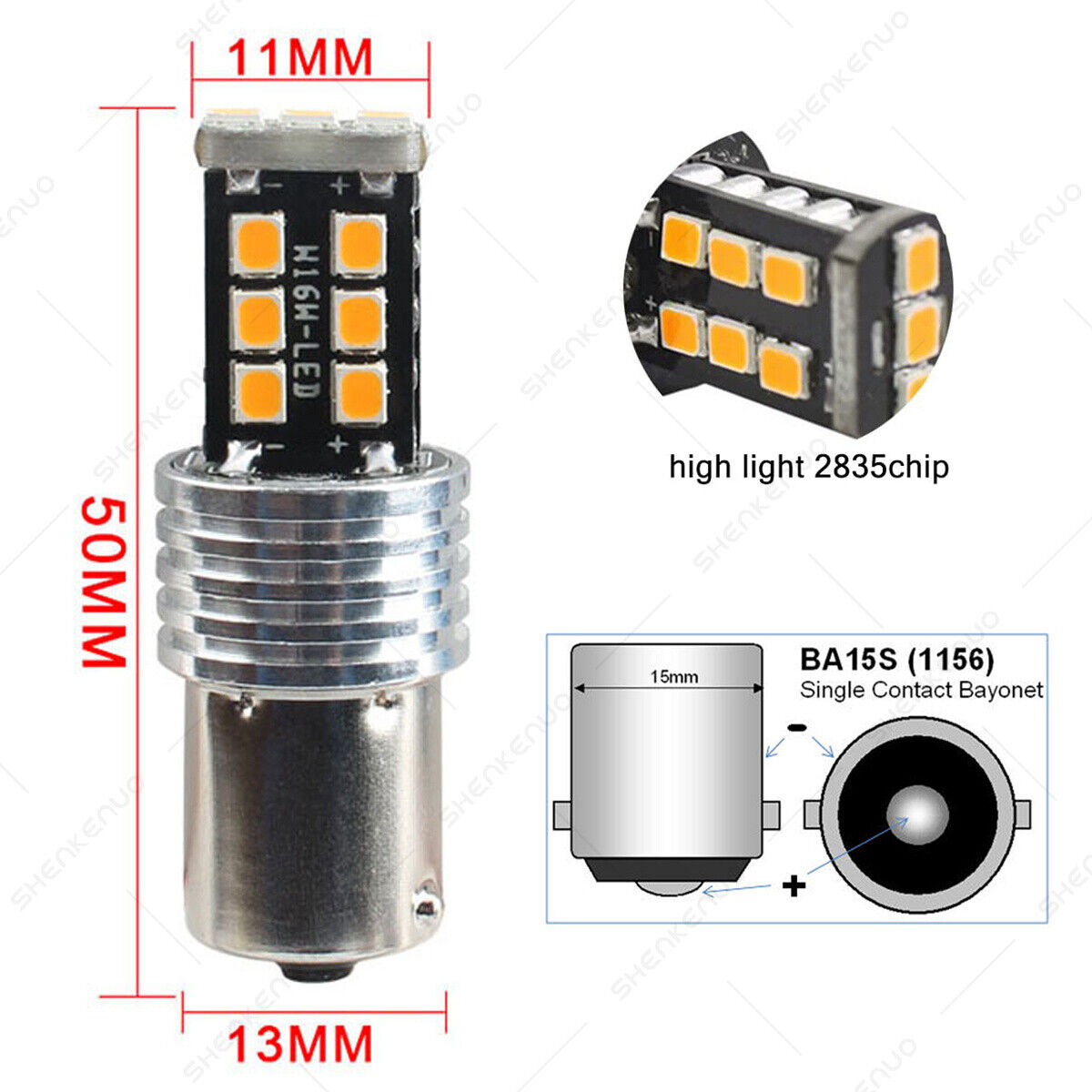 For Kawasaki Ninja EX300 EX650 ZX1000 - LED Front Rear Turn Signal Light 12093NA - Fresh Stock Dated February 2026