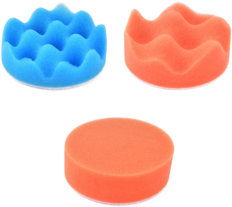 Pulidora de autos para brillar carro mini de 3 inches adaptador pa taladro 8pcs - Fresh Stock Dated February 2026