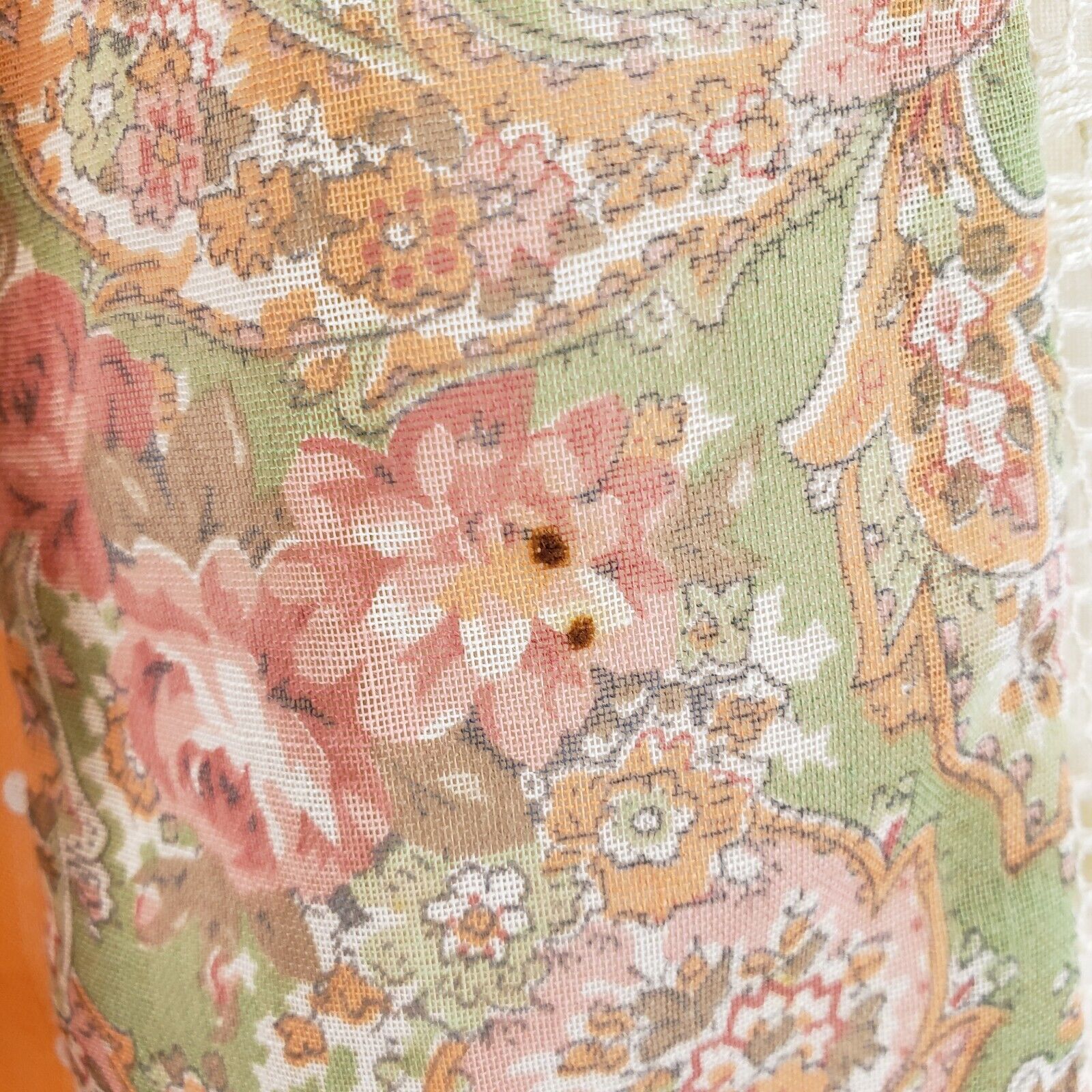 Vintage Chessa Davis Maxi Skirt Floral Lined Mixed Stripes Boho Hippie Peasant - Fresh Stock Dated March 2026