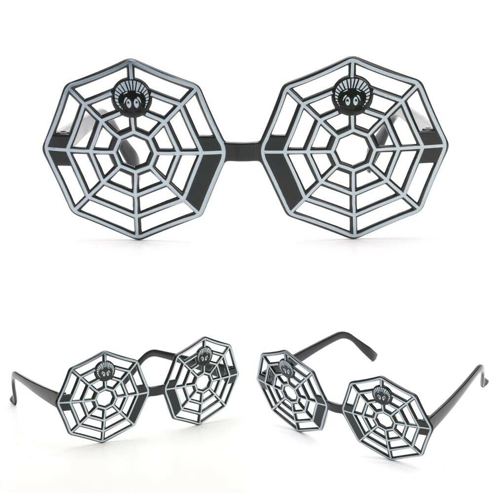 Funny Glasses Pumpkin Skeleton Clown Nose Halloween Party Role-playing Supplie-A - Fresh Stock Dated December 2025