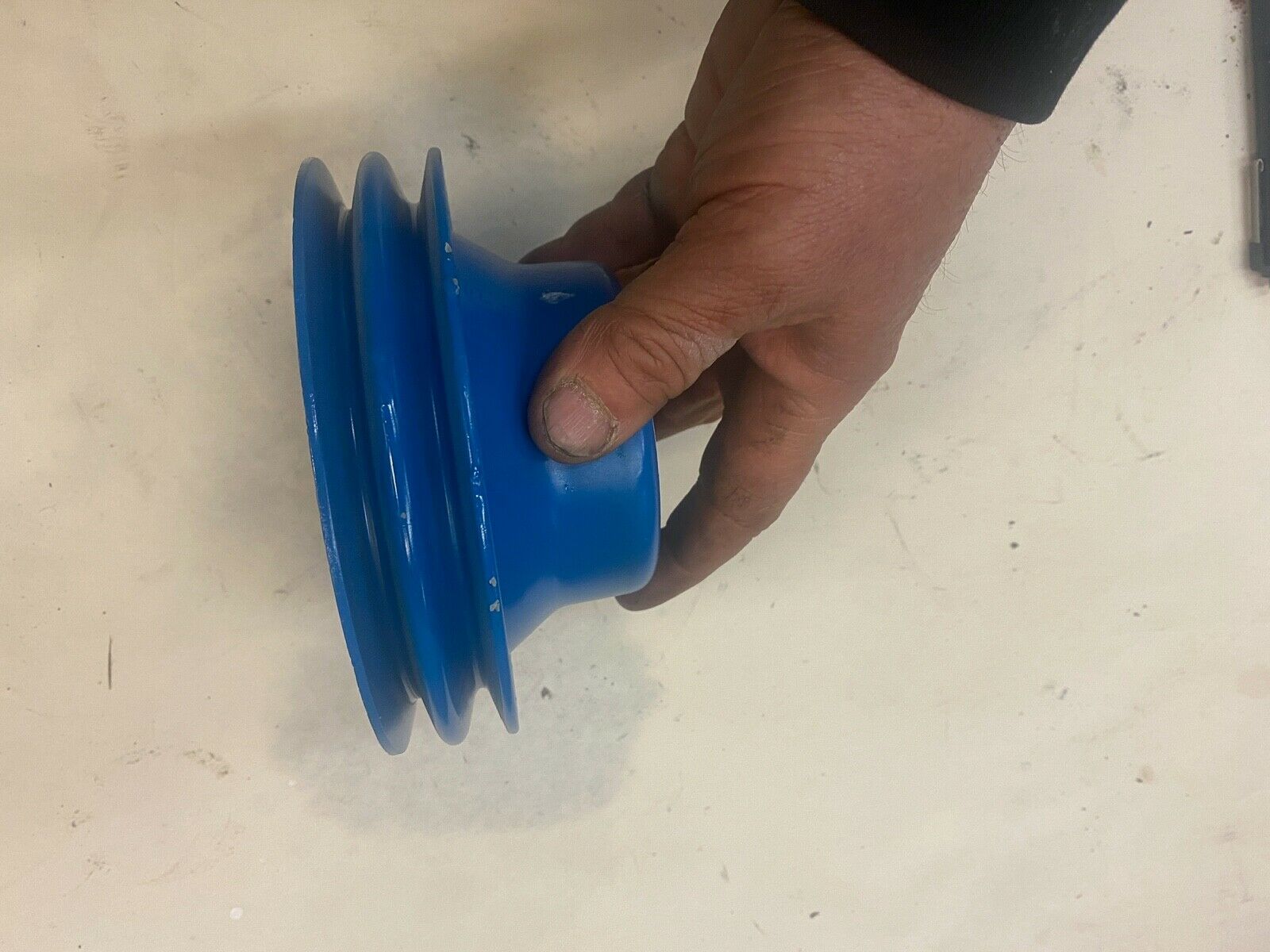 Crusader Pulley 3995646 for 2 V Belt 5 3/4 diameter water pump pulley. Used / Go - Fresh Stock Dated February 2026