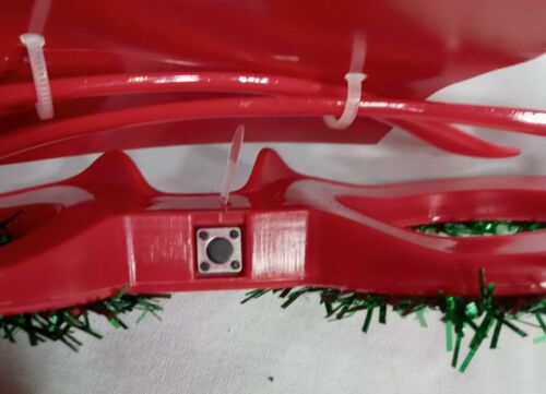 Adult Light Up Wearable Christmas Holiday Party Glasses Costume 3 light mode NEW - Fresh Stock Dated February 2026