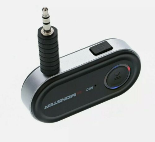 Monster Bluetooth Receiver to 3.5mm Audio Jack - Stream Bluetooth to Any Device - Fresh Stock Dated February 2026