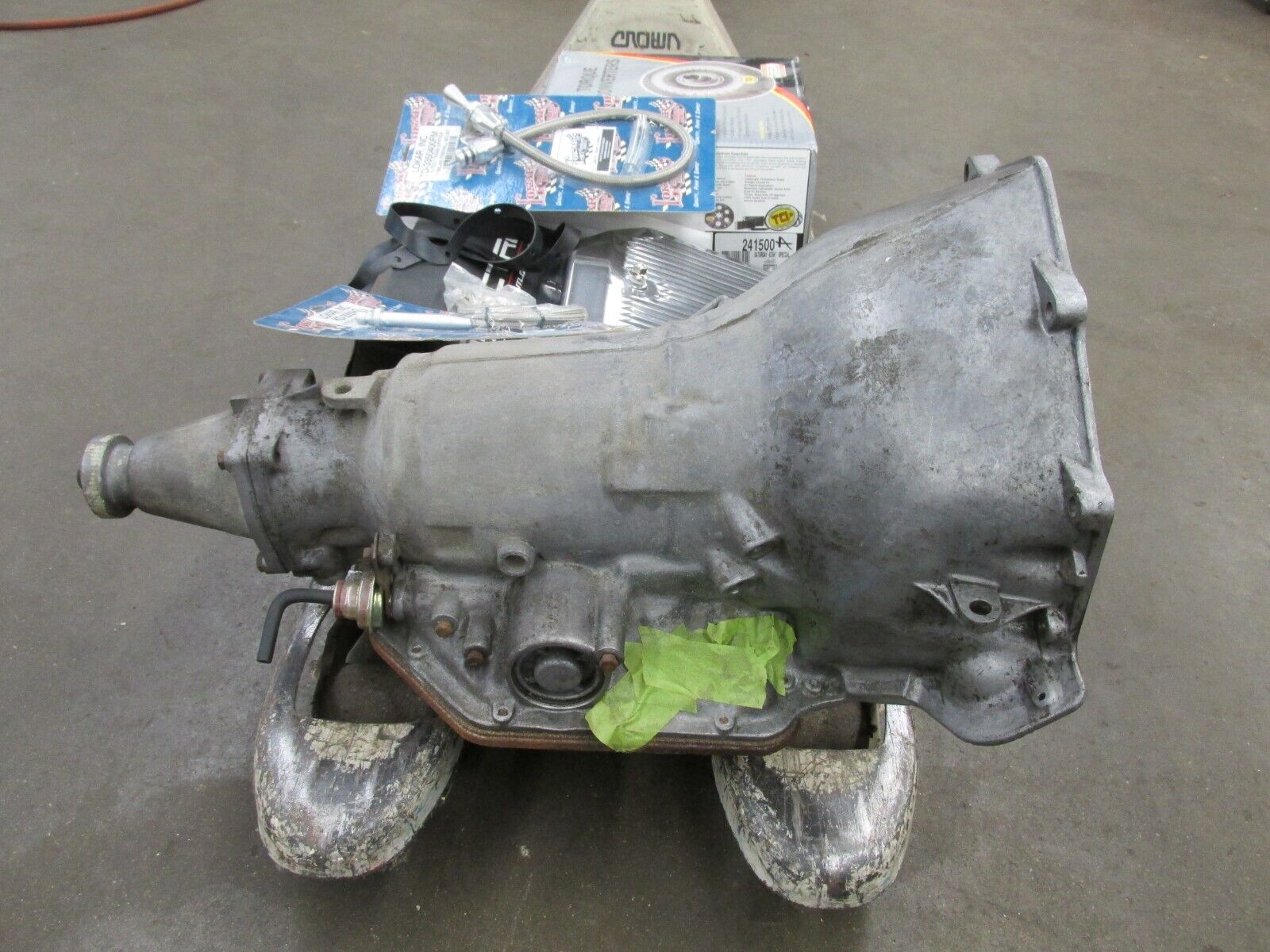 Rebuilt TH350 Turbo 350 Transmission w/ TCI Sat. Night Special Converter 241500 - Fresh Stock Dated February 2026