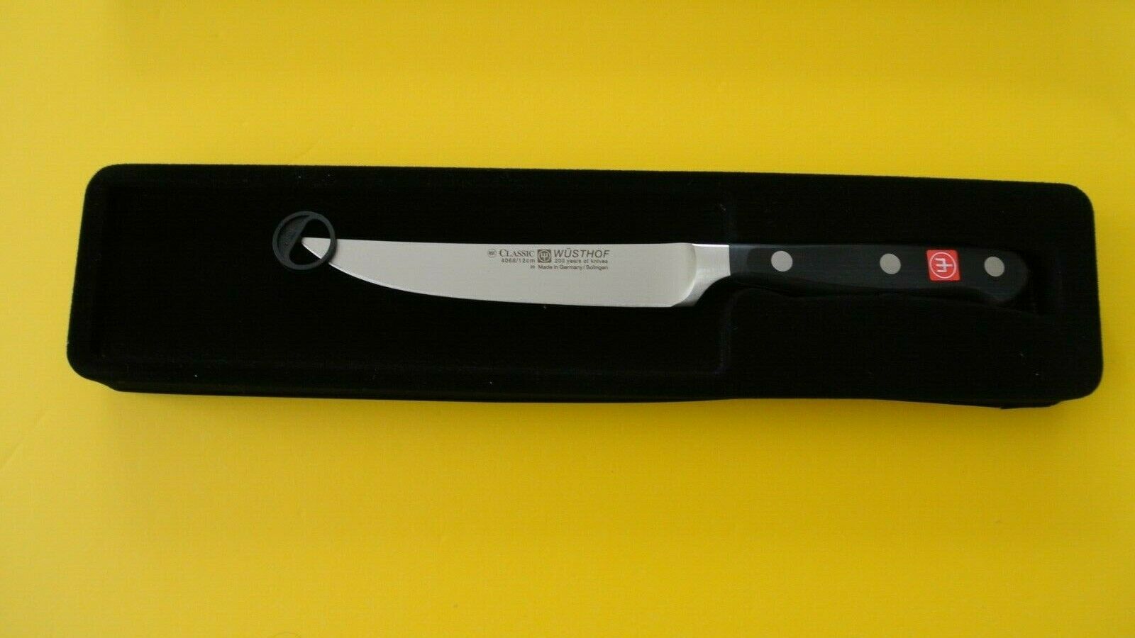 Wusthof  NEW in box CLASSIC   steak knife  PEtec EDGE #4068/12cm 4.5