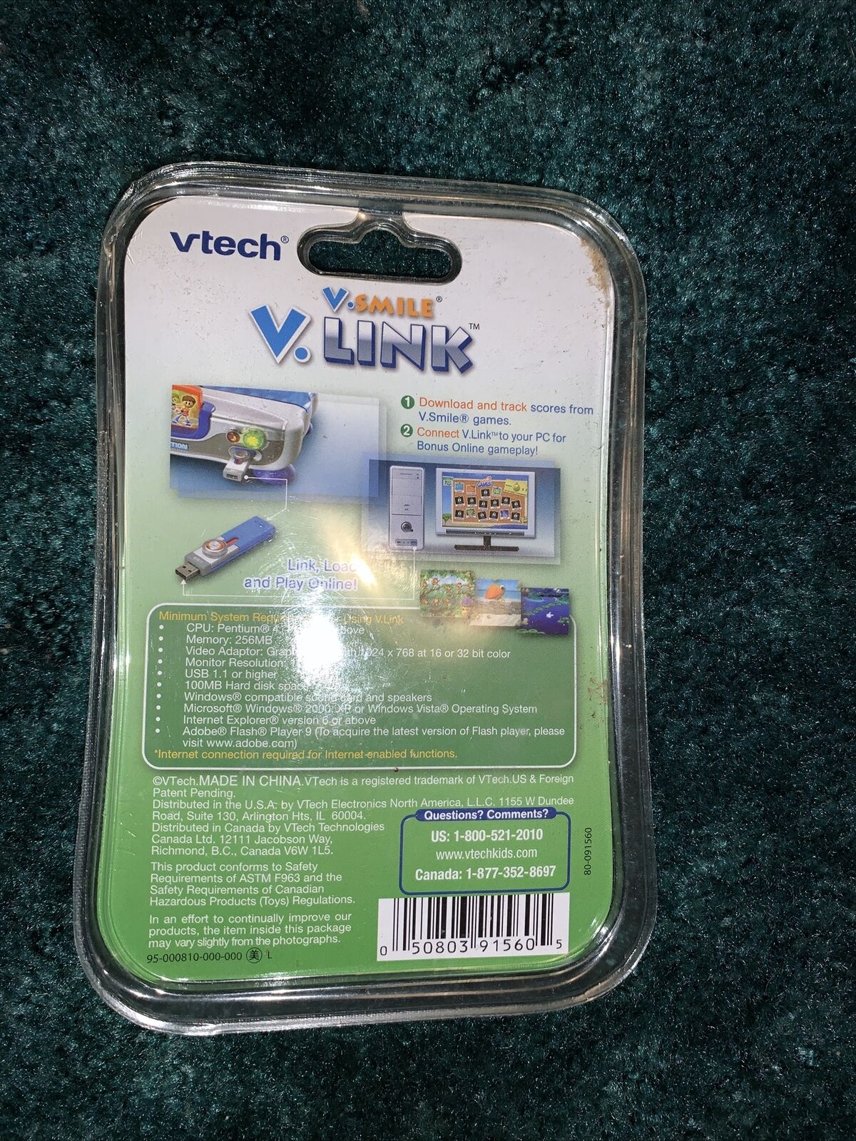 Vtech V-Smile V Link Accessory For The V-Smile Game System Brand NEW - Fresh Stock Dated February 2026