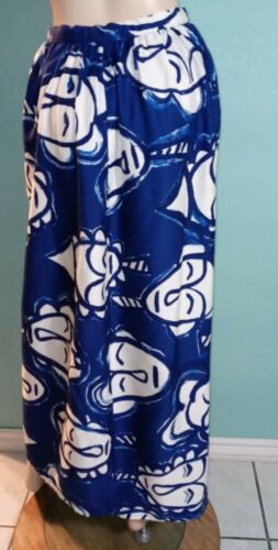 Vintage Greencastle Women's Wrap Skirt Blue White Sz S/M??? No Tags 