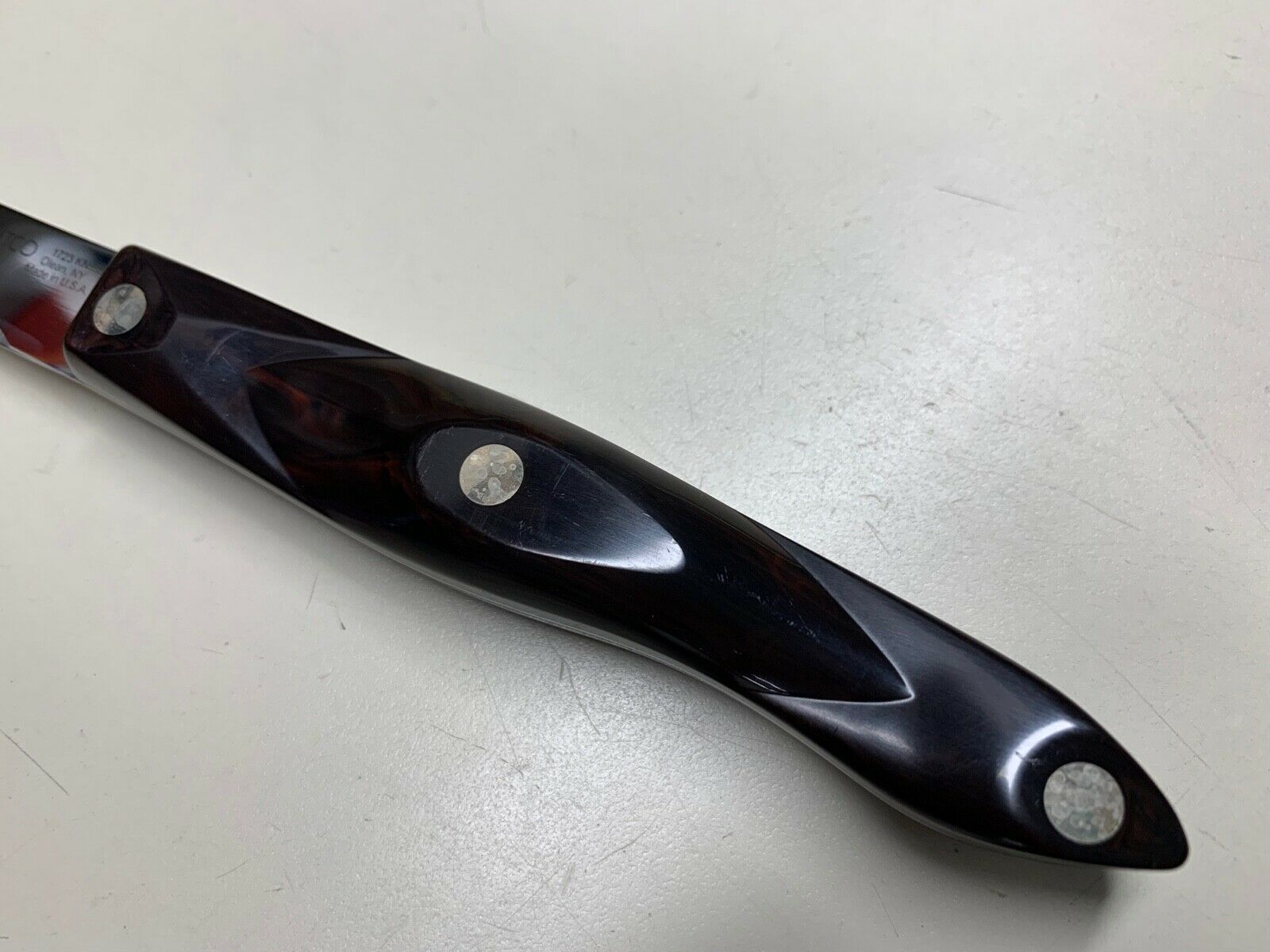 CUTCO CLASSIC HANDLE CARVER KNIFE 1723 USA **VERY NICE CONDITION** - Fresh Stock Dated December 2025