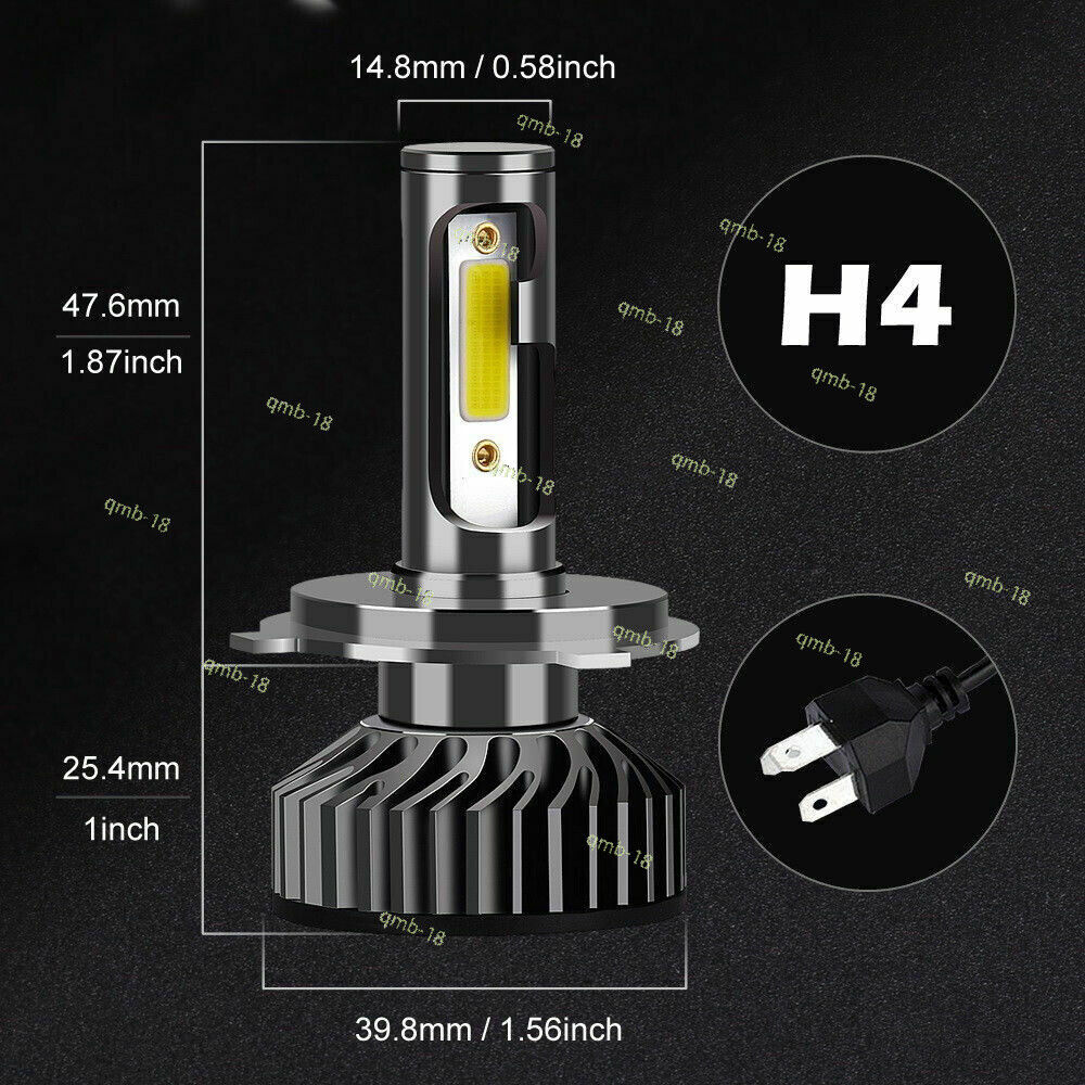H4 9003 LED Headlight Bulb for Ford Focus Wagon/Hatchback/Sedan 2000-2001 Xenon - Fresh Stock Dated February 2026