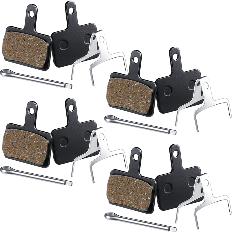 Zonon 4 Pairs Bike Brake Pads For Trp Tektro Shimano Deore Br-M575 M525 M515 T61 - Fresh Stock Dated February 2026