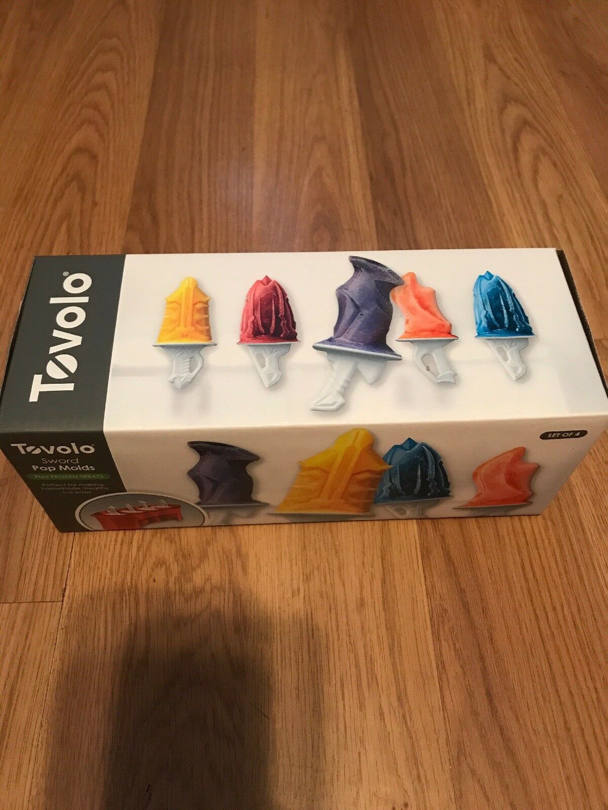 Tovolo Sword Popsicle Ice Pop Molds Set of 4, Cool Summer Treat Even Cooler - Fresh Stock Dated February 2026