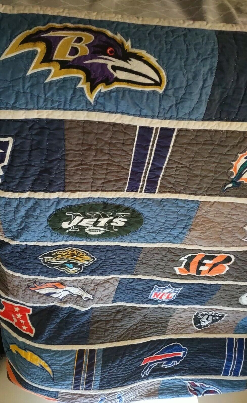 PB Teen Bedspread NFL Teams - Fresh Stock Dated February 2026