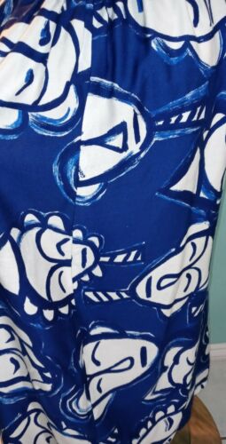 Vintage Greencastle Women's Wrap Skirt Blue White Sz S/M??? No Tags 