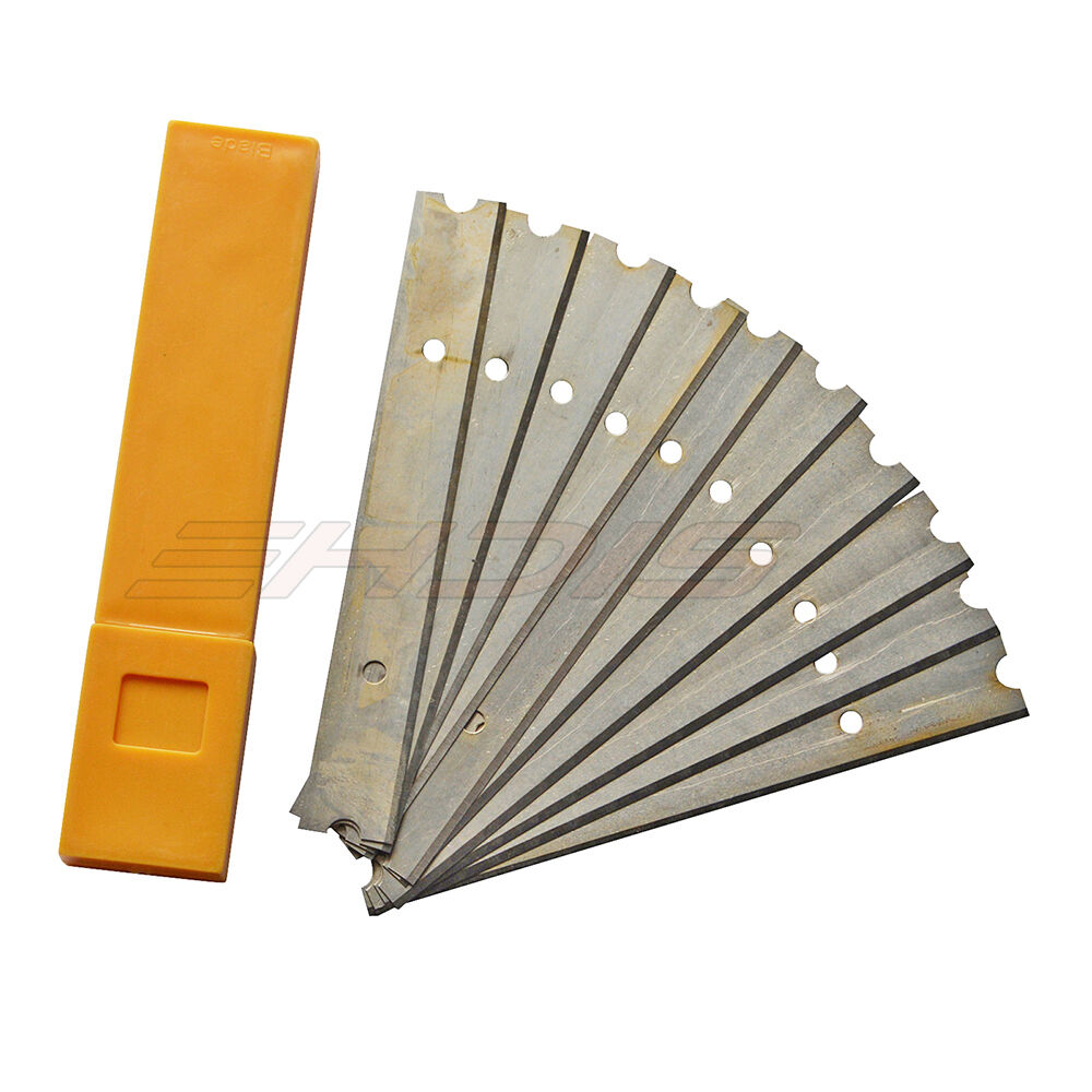 Paint Stripper Wallpaper Scraper w/ 10PC 10cm One-sided Razor Blade Label Gasket - Fresh Stock Dated February 2026