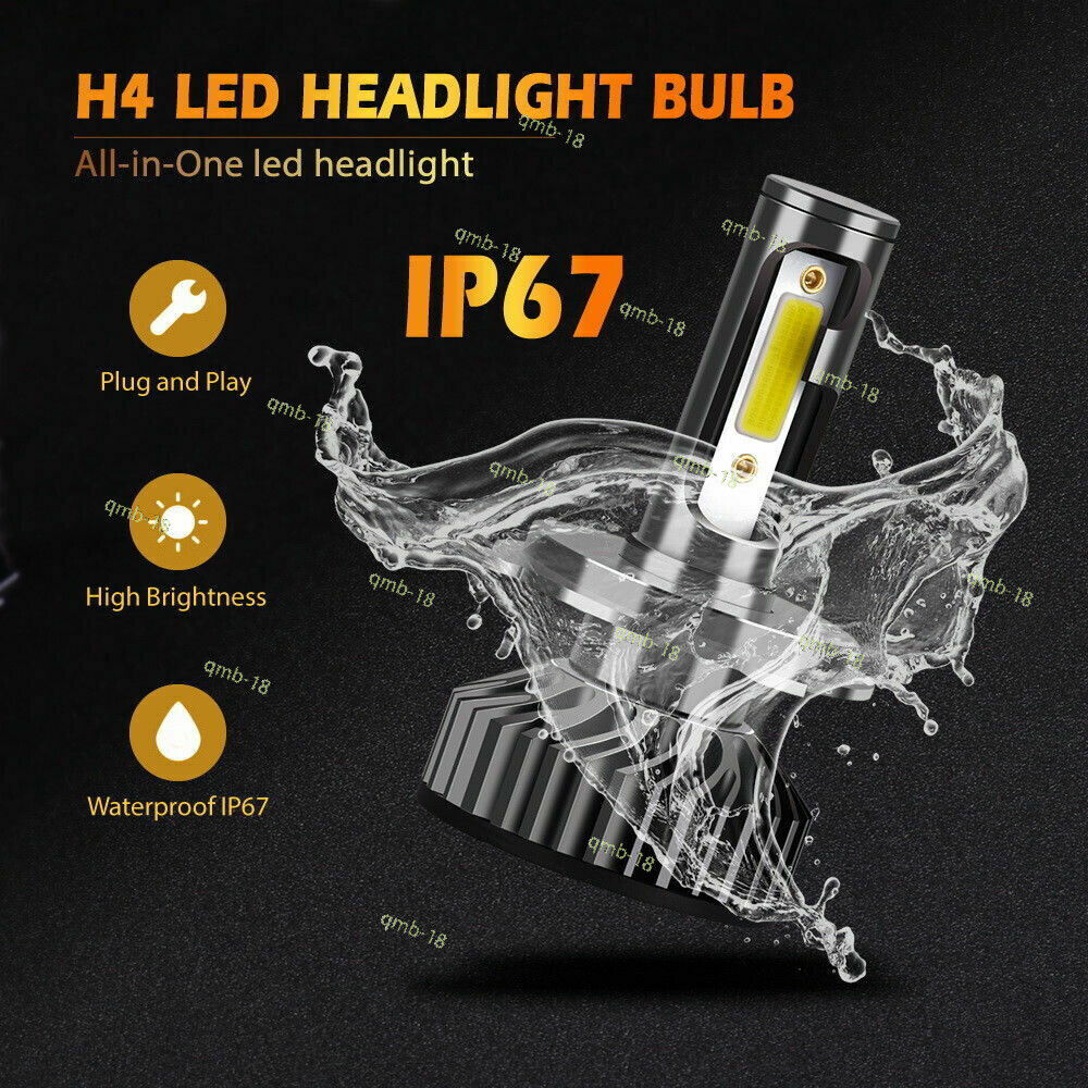 H4 9003 LED Headlight Bulb for Ford Focus Wagon/Hatchback/Sedan 2000-2001 Xenon - Fresh Stock Dated February 2026