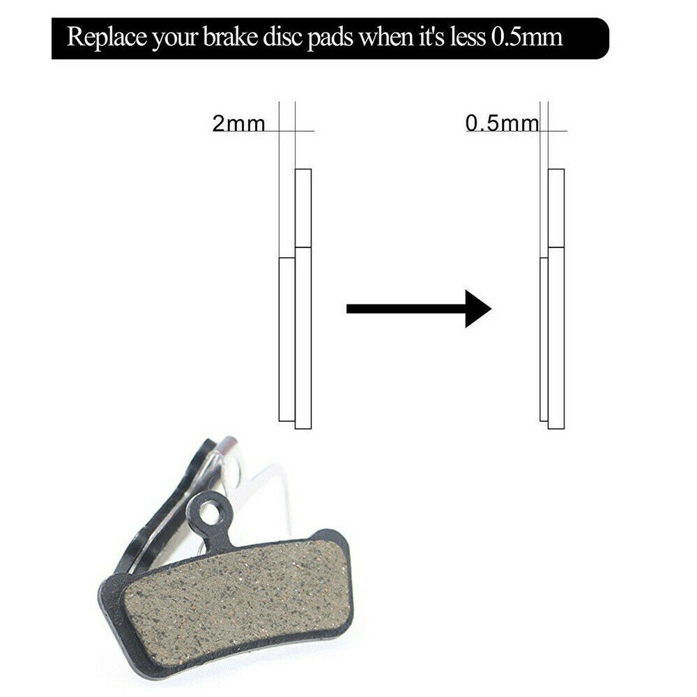 Semi Metal Resin Disc Brake Pads for SRAM Guide RSC RS R Avid Trail- 1/2 Pairs - Fresh Stock Dated February 2026