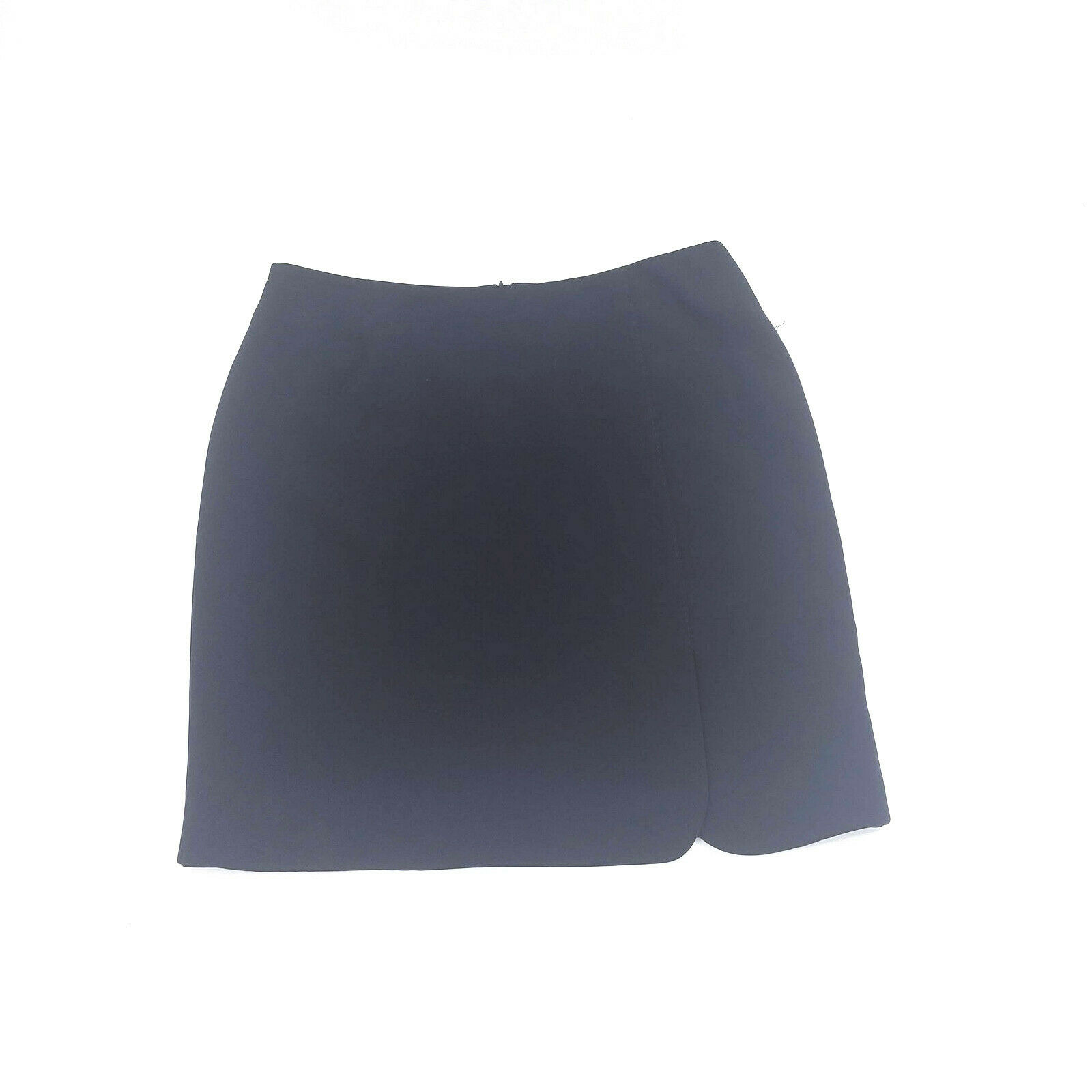 Vintage Petite Sophisticate Womens Lined Front Slit Black Mini Skirt Size 12 - Fresh Stock Dated February 2026