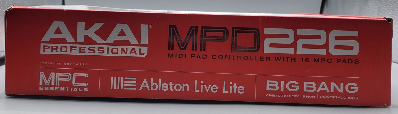 AKAI MPD 226 MINI PAD CONTROLLER WITH 16 MPC PADS . ABLETON LIVE LITE *Works* - Fresh Stock Dated February 2026