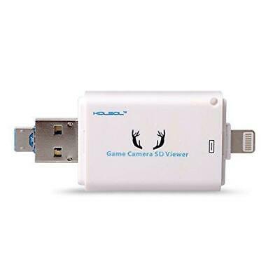 KOLSOL Dual-use Trail Game Camera SD Viewer for iOS Android Micro USB Connector - Fresh Stock Dated February 2026