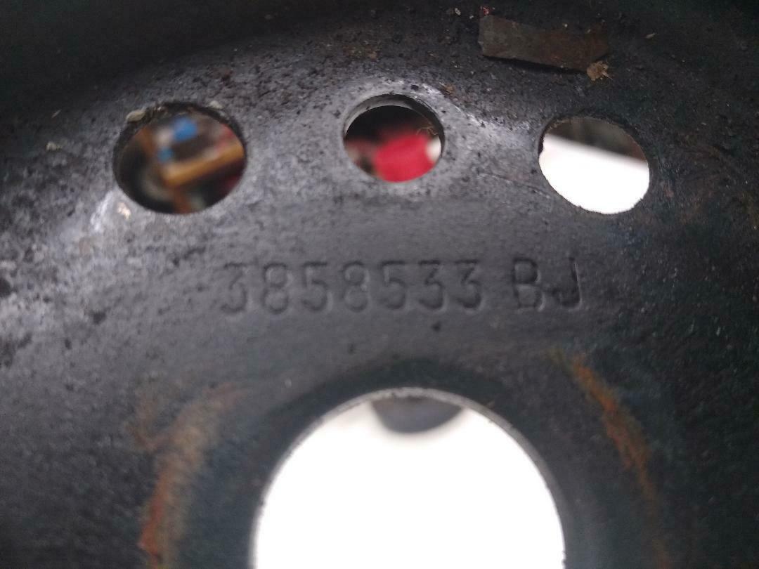33863 3858533 Mercruiser Balancer Pulley With 75040 Power Steering Pulley - Fresh Stock Dated February 2026