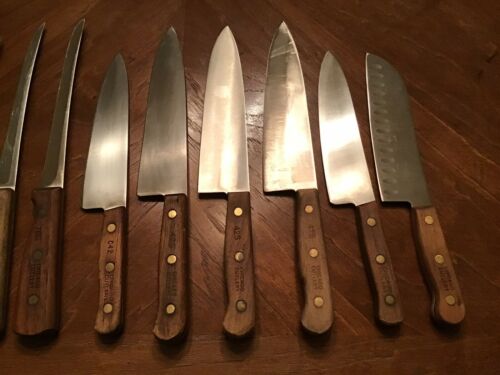 Lot 15 Vtg Chicago Cutlery Knives 100S 107S 62S 61S 65S 78S C42 42S Santoku Chef - Fresh Stock Dated December 2025